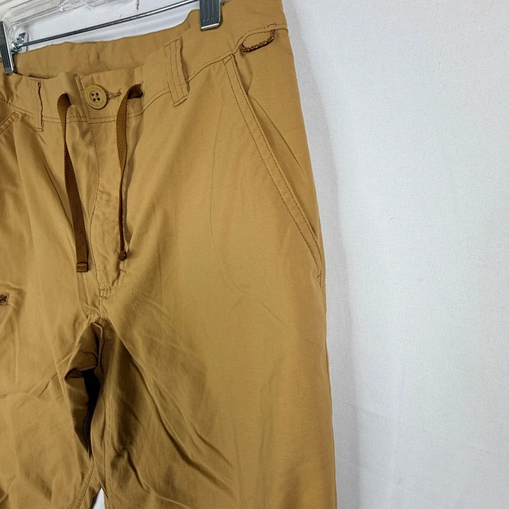 REI Co-op Sahara Path Pants Mens 31x29 Tan Brown Hiking Outdoor Travel Stretch